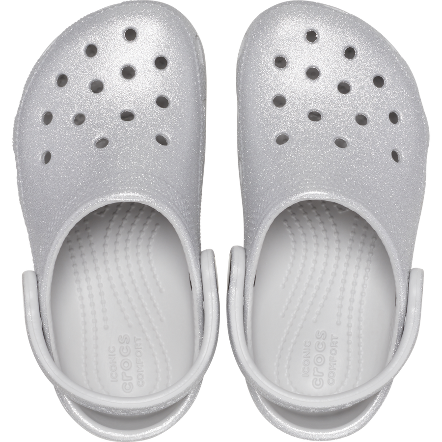 Crocs - Classic Clog Kids - 206993-0IC - Silver (Glitter) - Sandals