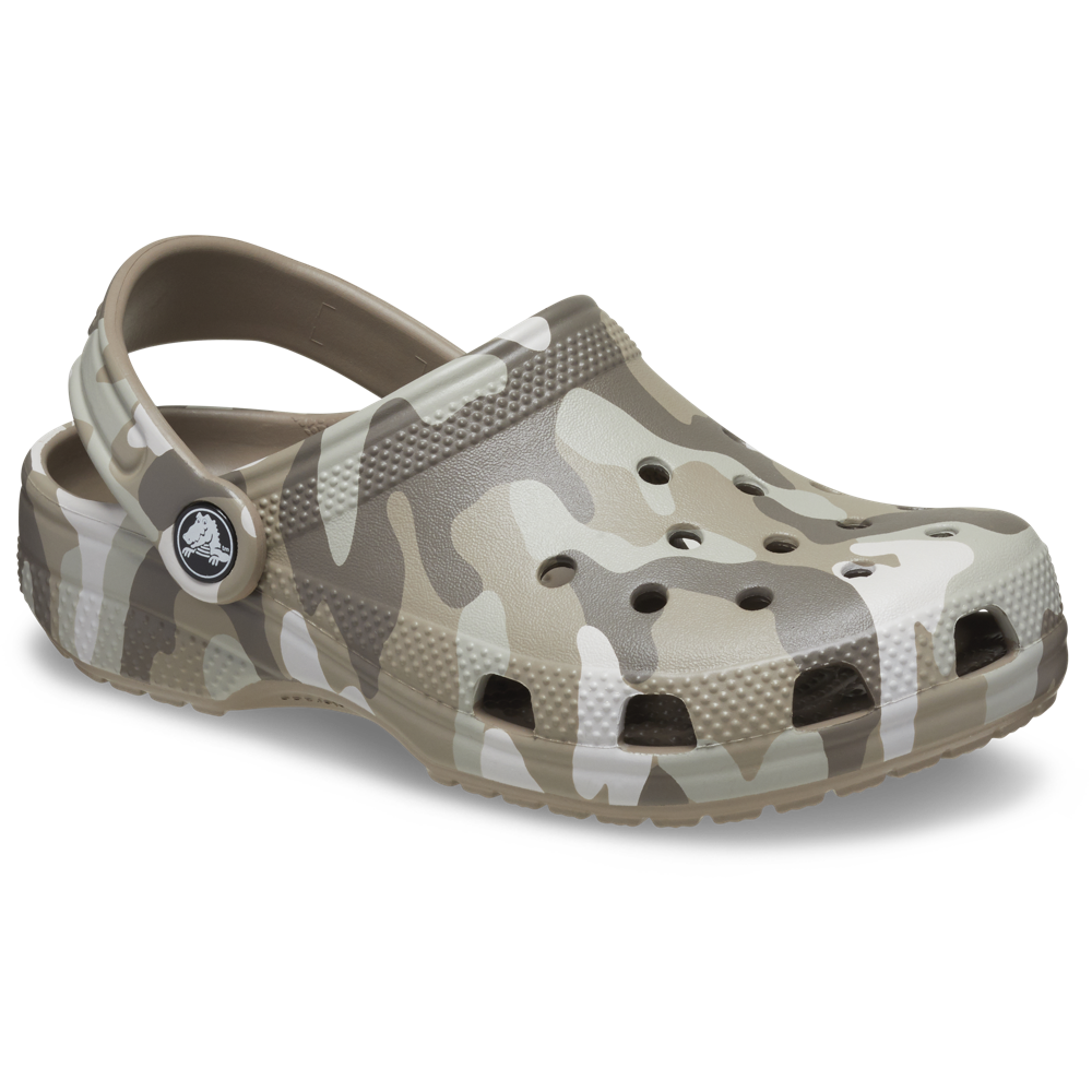 Crocs - Classic Camo Clog Kids - 207594-2ZJ - Mushroom - Sandals