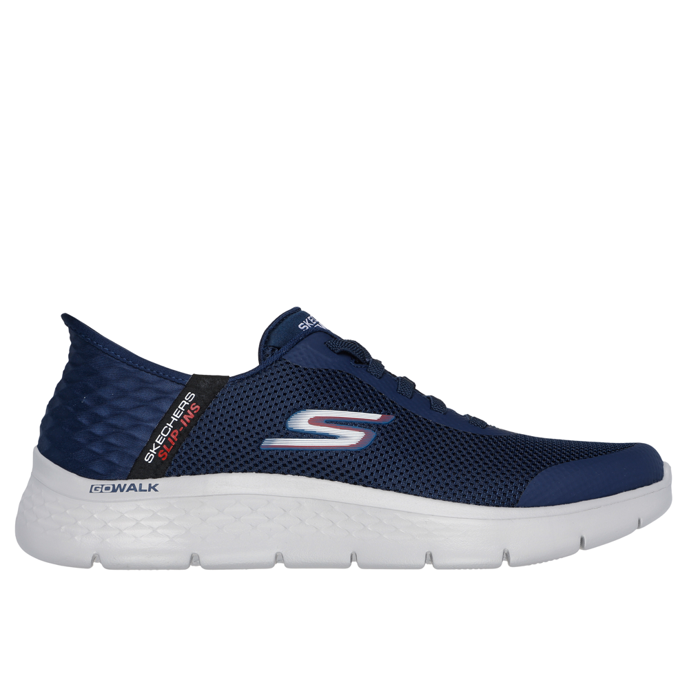 Skechers Go Walk Flex Hands Up Navy Trainers
