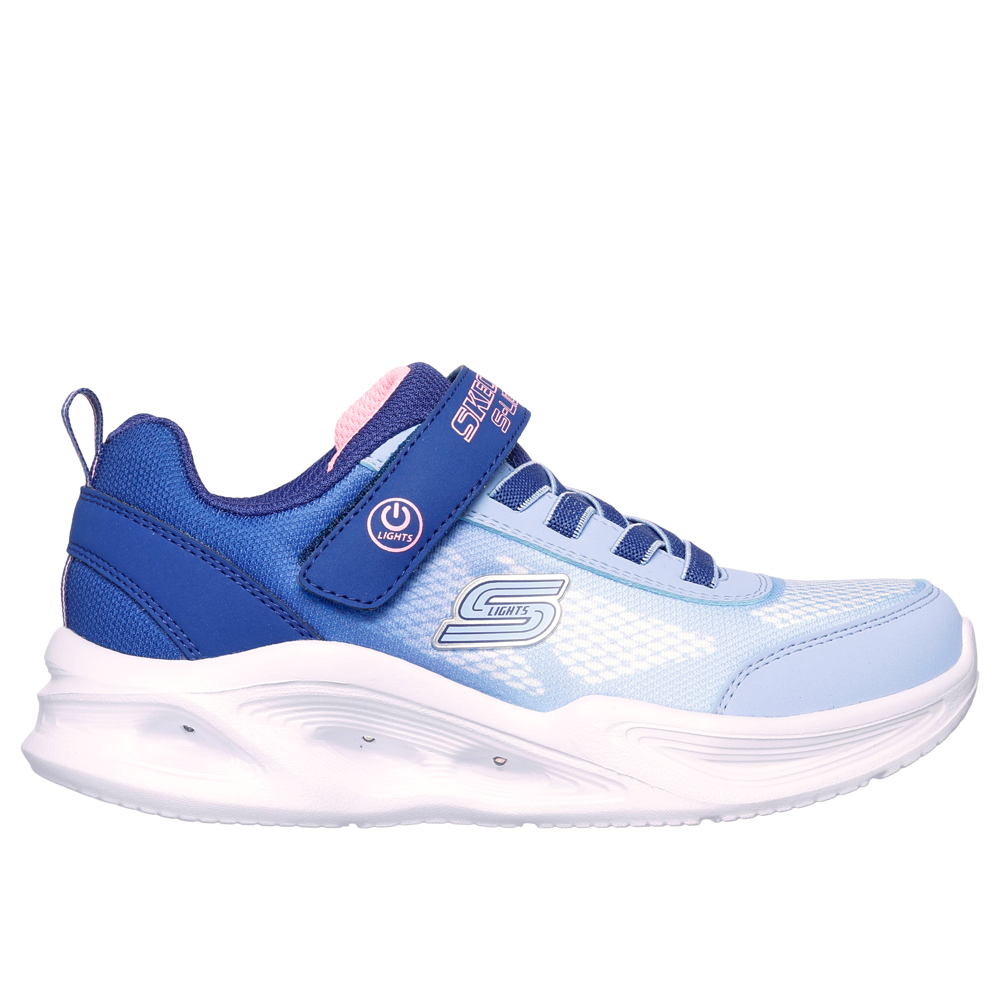 Skechers Sola Glow Ombre Navy Light Blue Trainers Robert Carder Shoes