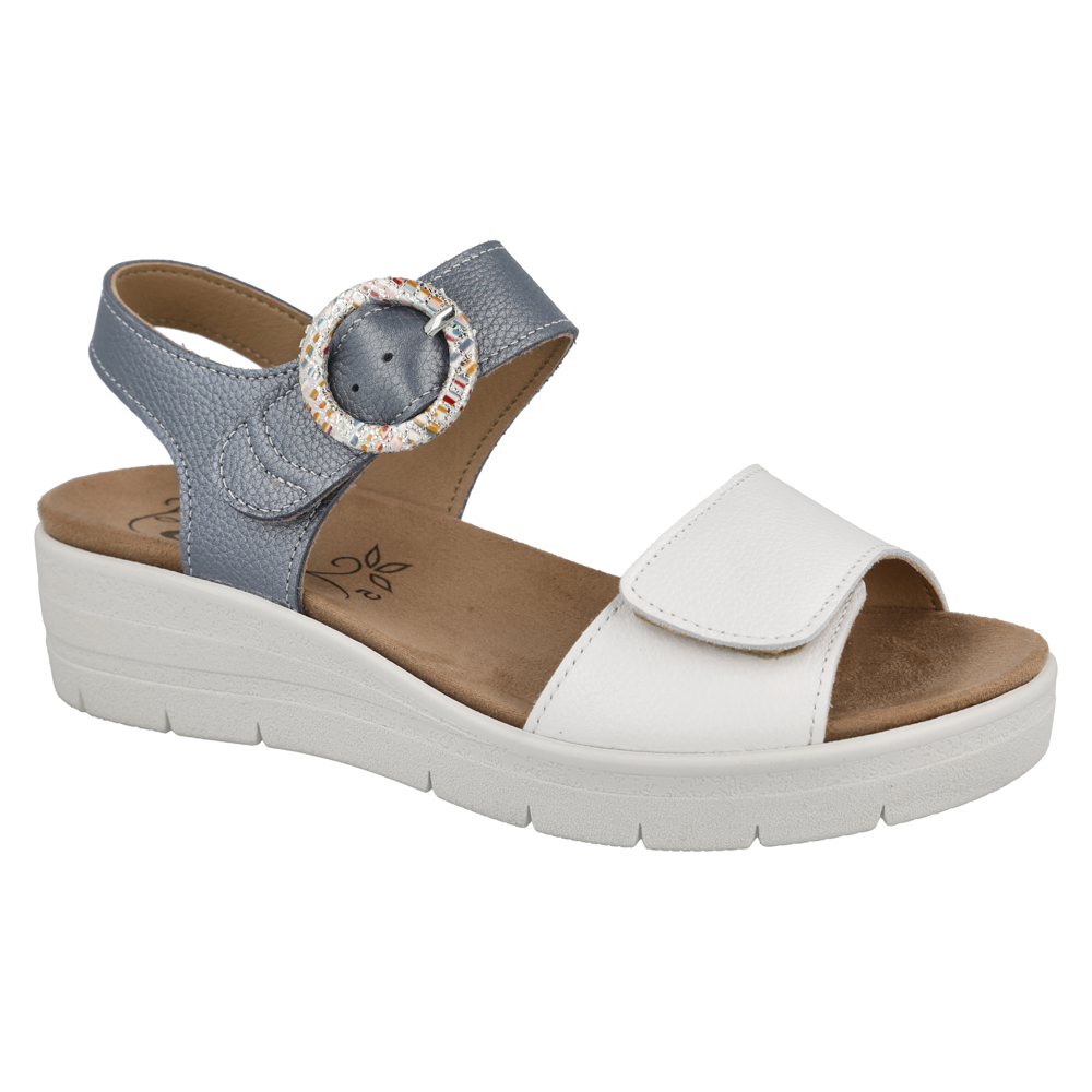 D.B - Lily - White Blue - Sandals