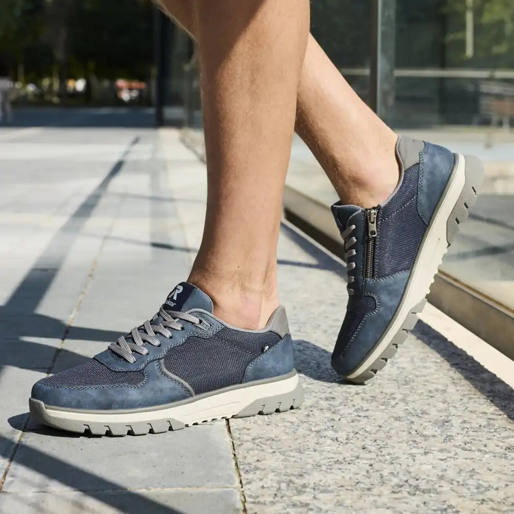 mens aw25 gender tile with man wearing rieker shoes