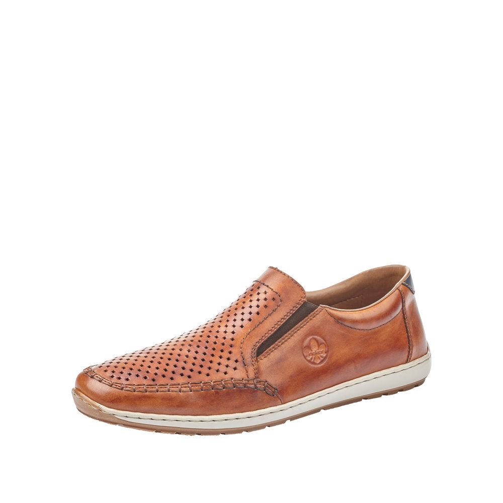 Rieker - 08868-24 - Peanut/Pazifik - Shoes