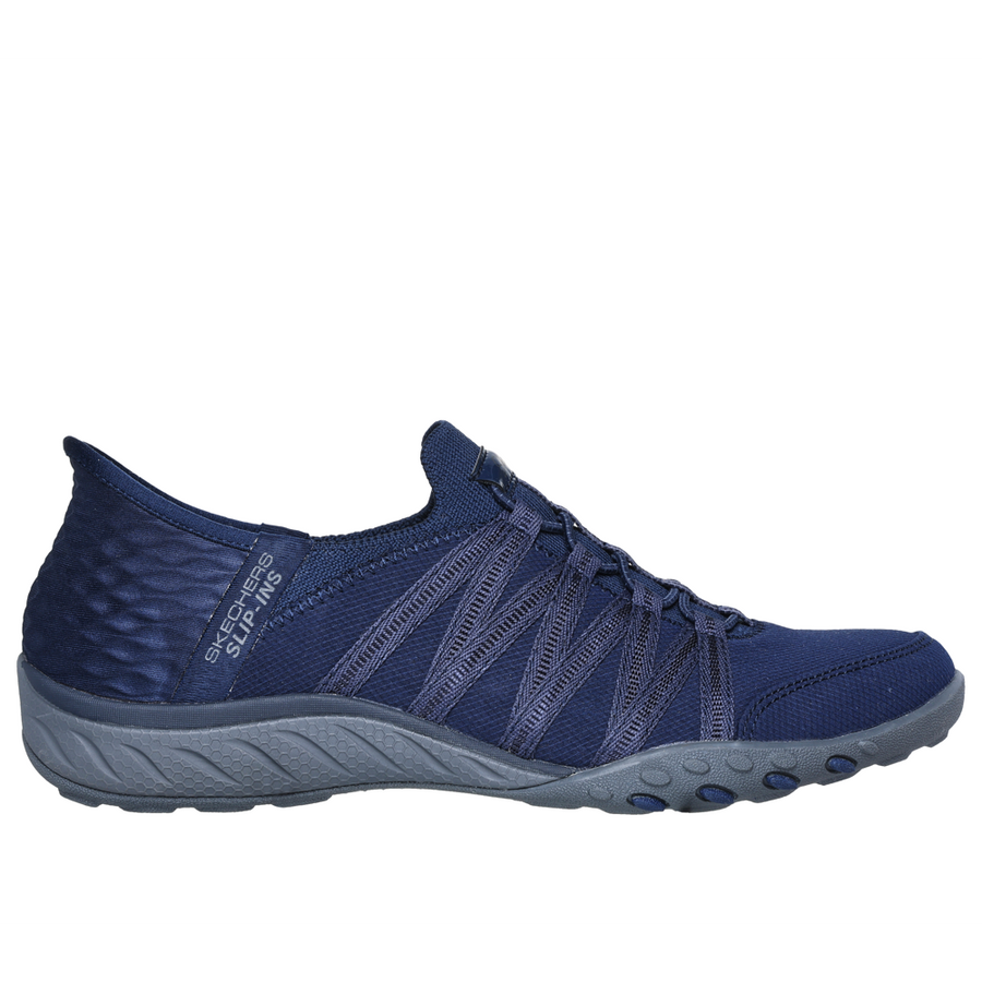 Skechers - Breathe-Easy - Roll With Me - Navy - Trainers