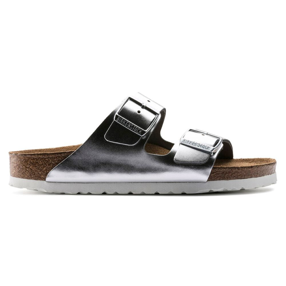 Birkenstock - Arizona SFB LENA Metallic Silver - 1005960 - Metallic Silver - Sandals