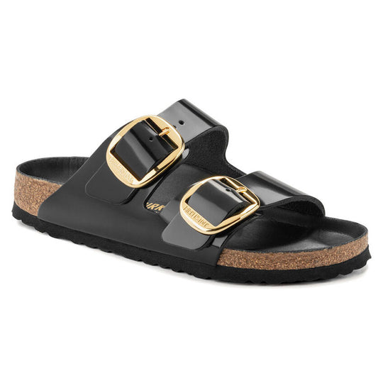 Birkenstock - Arizona Natural Leather Patent - High-Shine Black