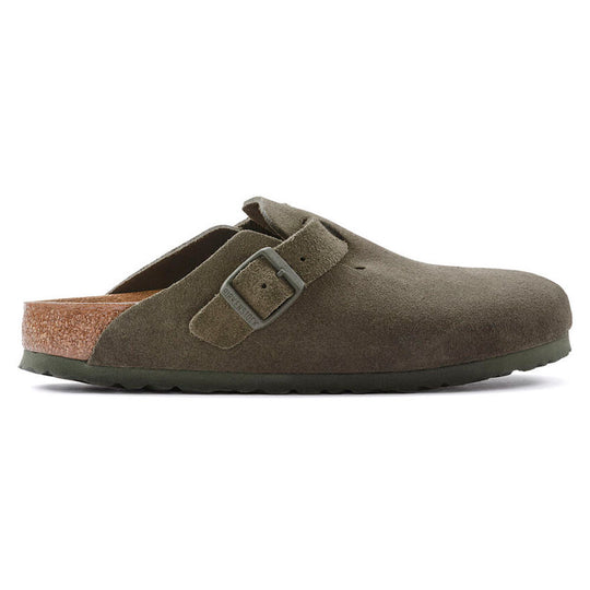 Birkenstock - Boston Suede Leather - 1024721 - Thyme - Sandals