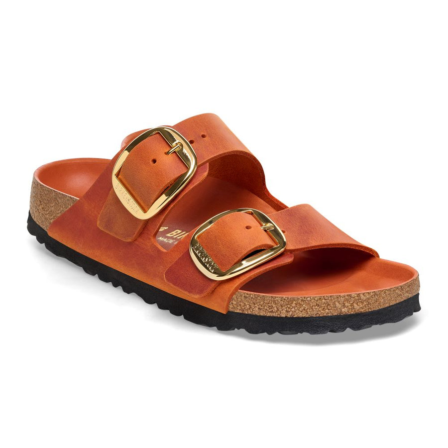 Birkenstock - Arizona Big Buckle LEOI Burnt Orange HEX - 1026609 - Burnt Orange Oiled - Sandals