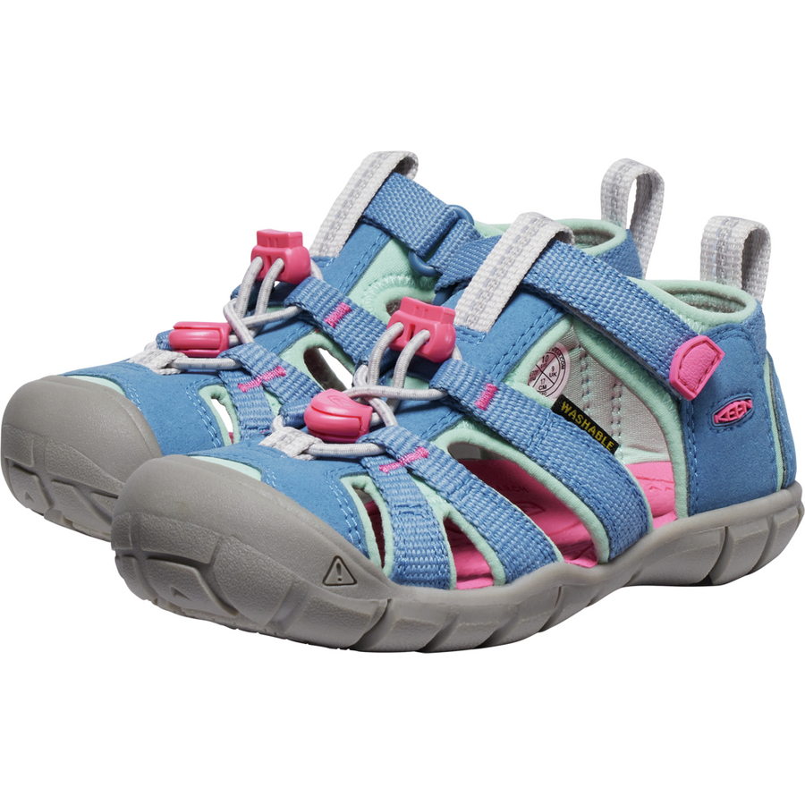 Keen - Seacamp II CNX Childrens - Coronot Blue/Hot Pink - Sandals