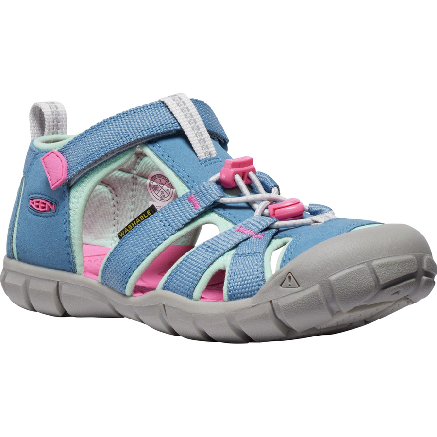 Keen - Seacamp II CNX Youth - Coronot Blue/Hot Pink - Sandals