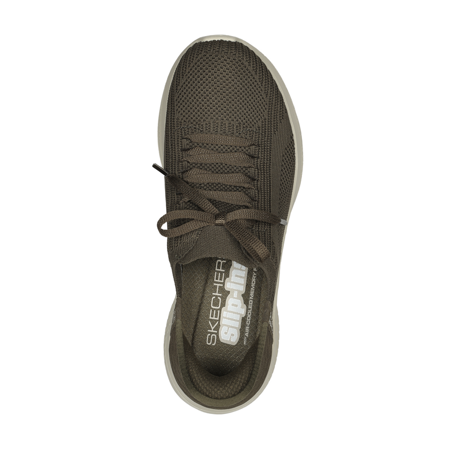 Skechers Ultra Flex 3.0 Brilliant Path Olive Trainers
