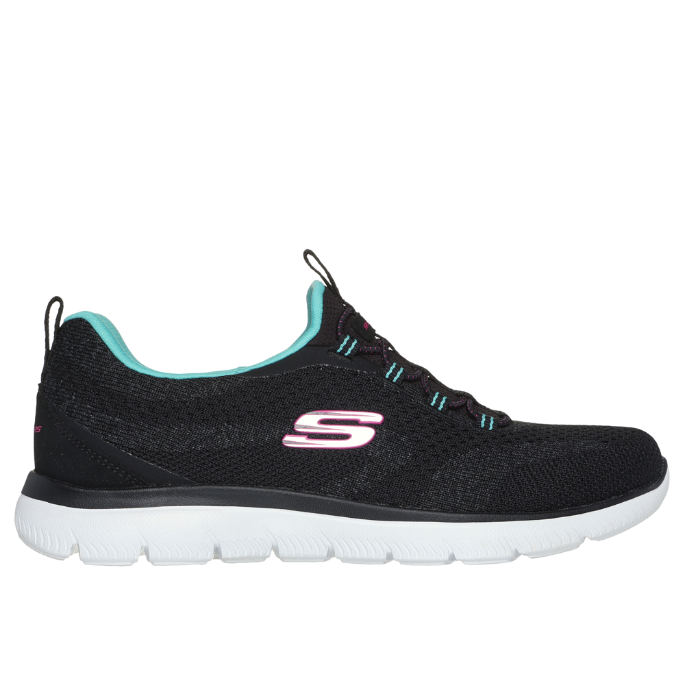 Skechers summits striding women's sneakers sales