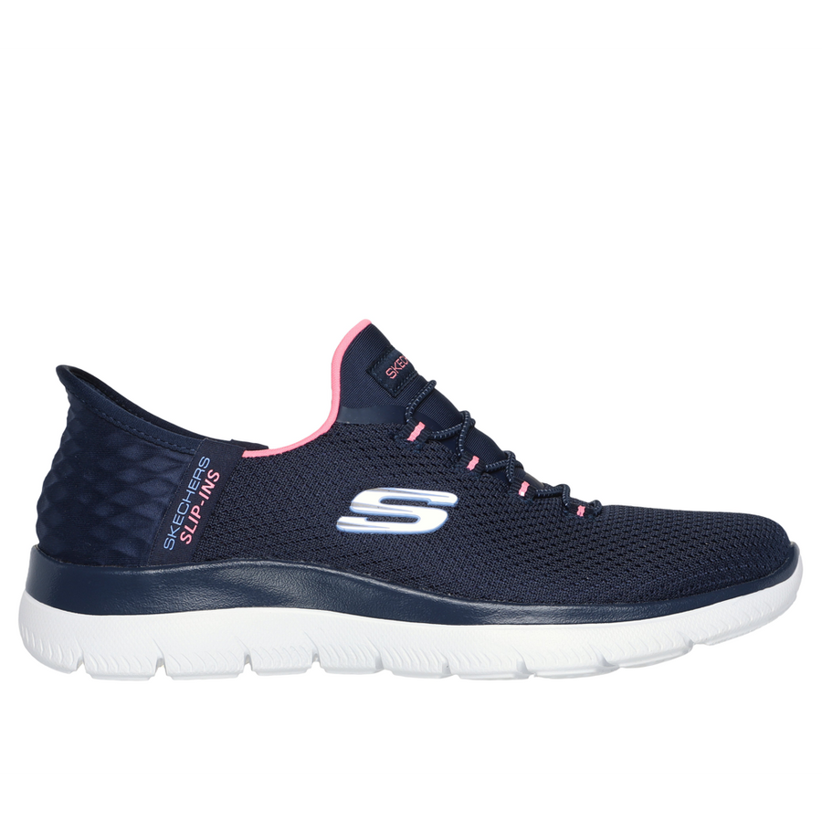 Skechers - Summits (Wide) - Navy/Pink - Trainers
