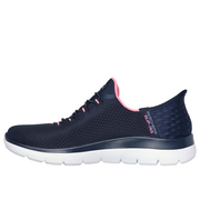 Skechers - Summits (Wide) - Navy/Pink - Trainers