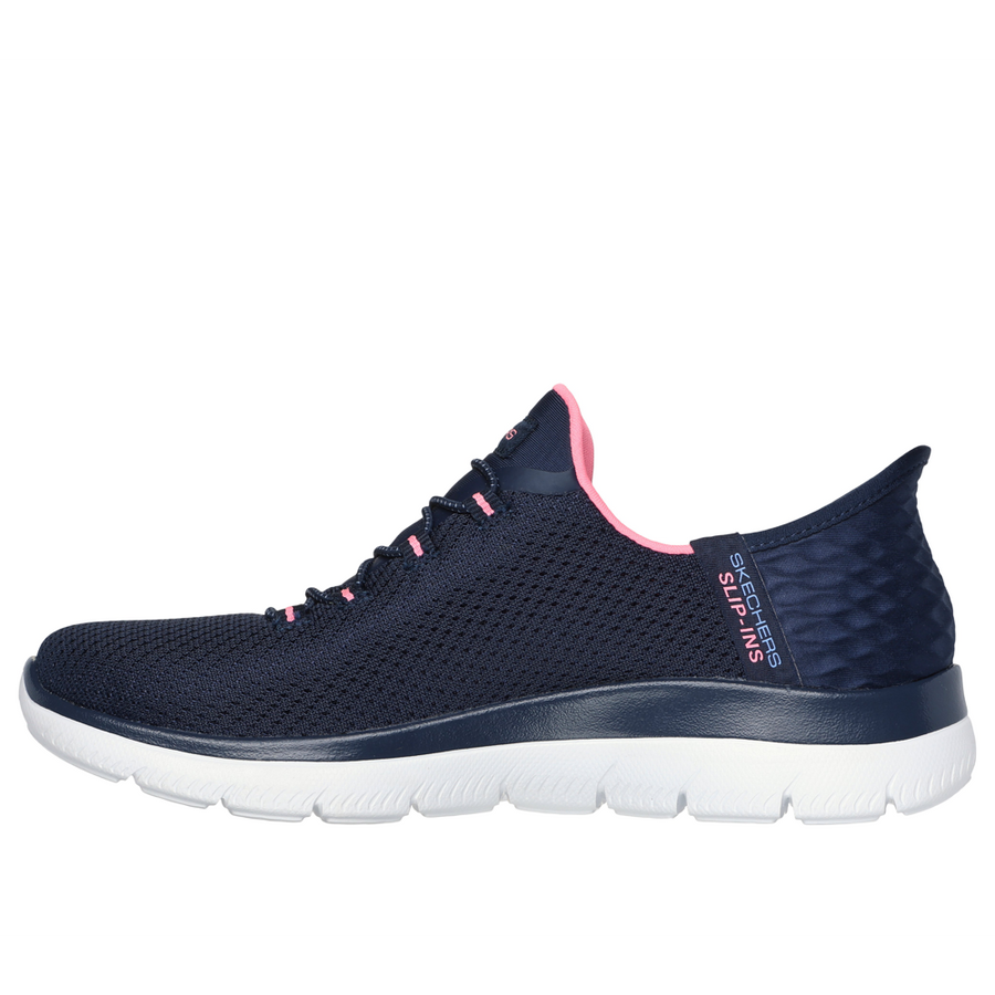 Skechers - Summits (Wide) - Navy/Pink - Trainers