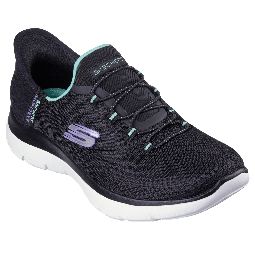 Skechers - Summits - Diamond Dream - Black/Turquoise - Trainers