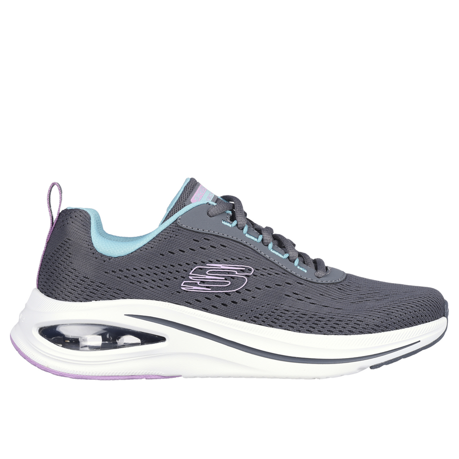 Skechers Skech Air Meta Aired Out Charcoal Multi Trainers