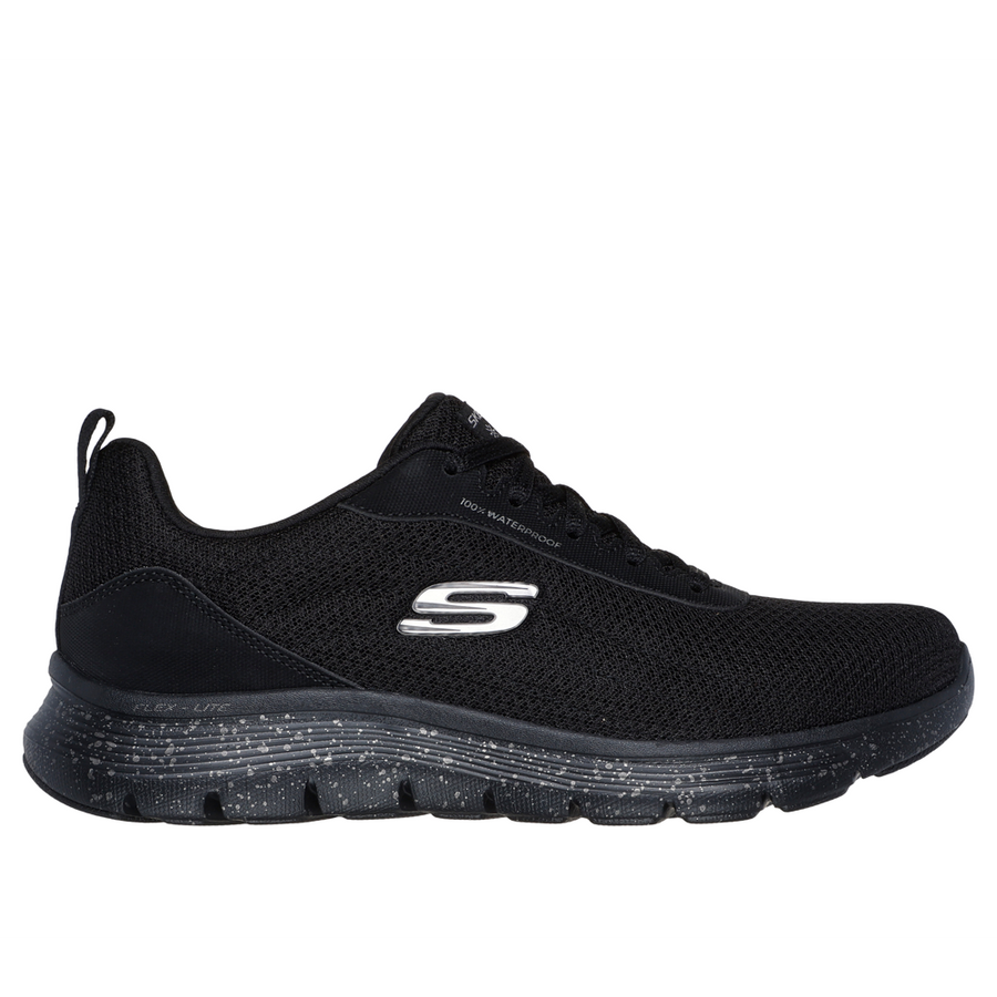 Skechers Flex Appeal 5.0 WP Black Trainers Robert Carder Shoes