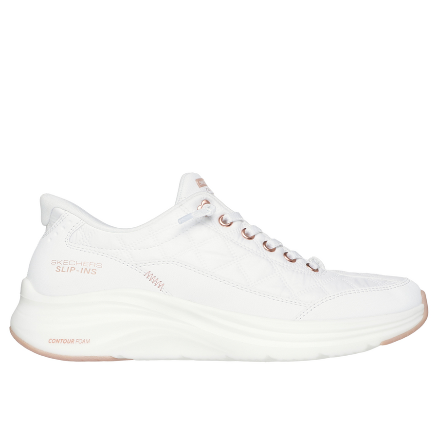Skechers - Contour Foam - Golden Hour - White/Rose Gold - Trainers