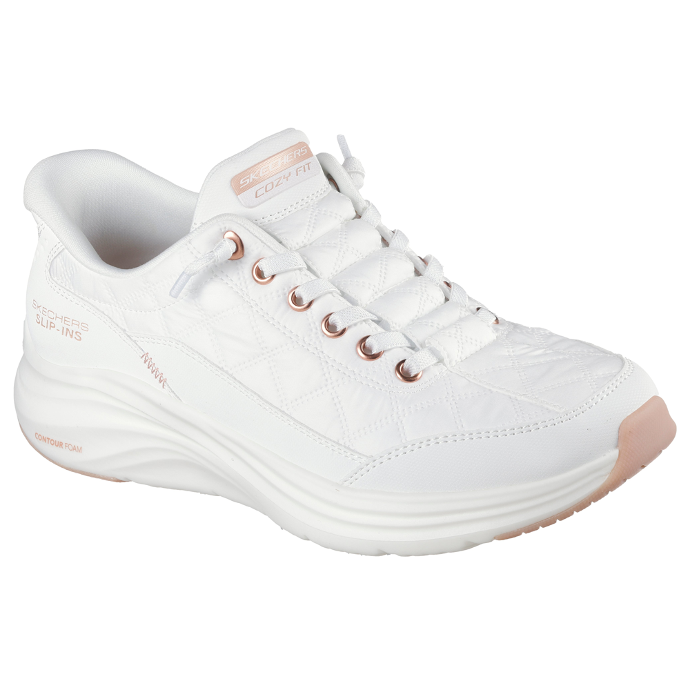 Skechers - Contour Foam - Golden Hour - White/Rose Gold - Trainers