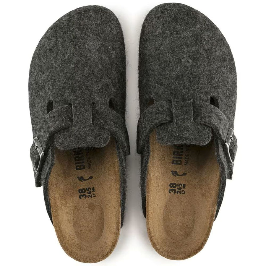 Birkenstock - Boston FE - 160371 - Anthracite - Shoes