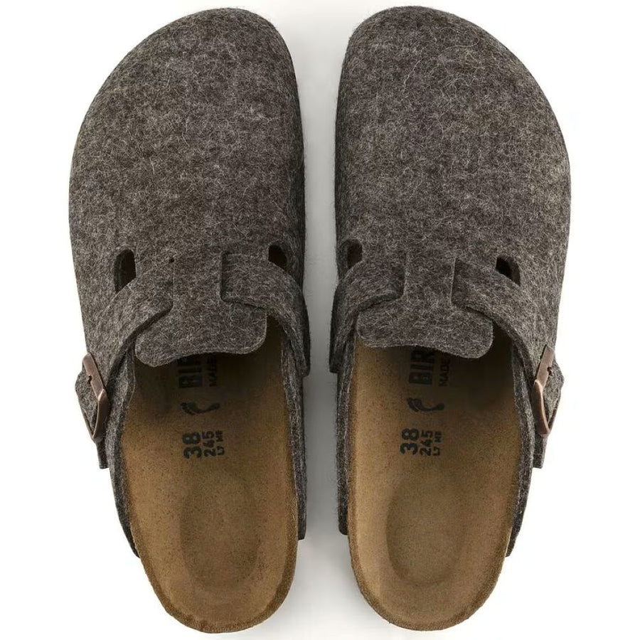 Birkenstock - Boston FE - 160581 - Cocoa - Shoes