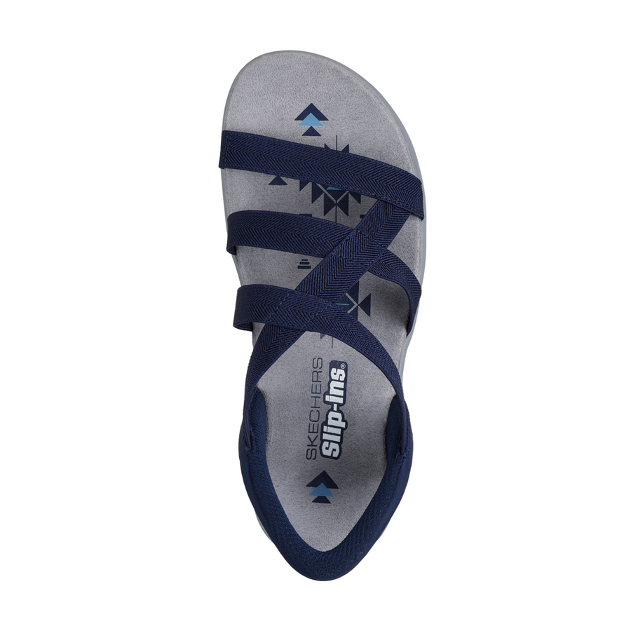 Skechers - Reggae Slim - Stretch Flex - Navy - Sandals