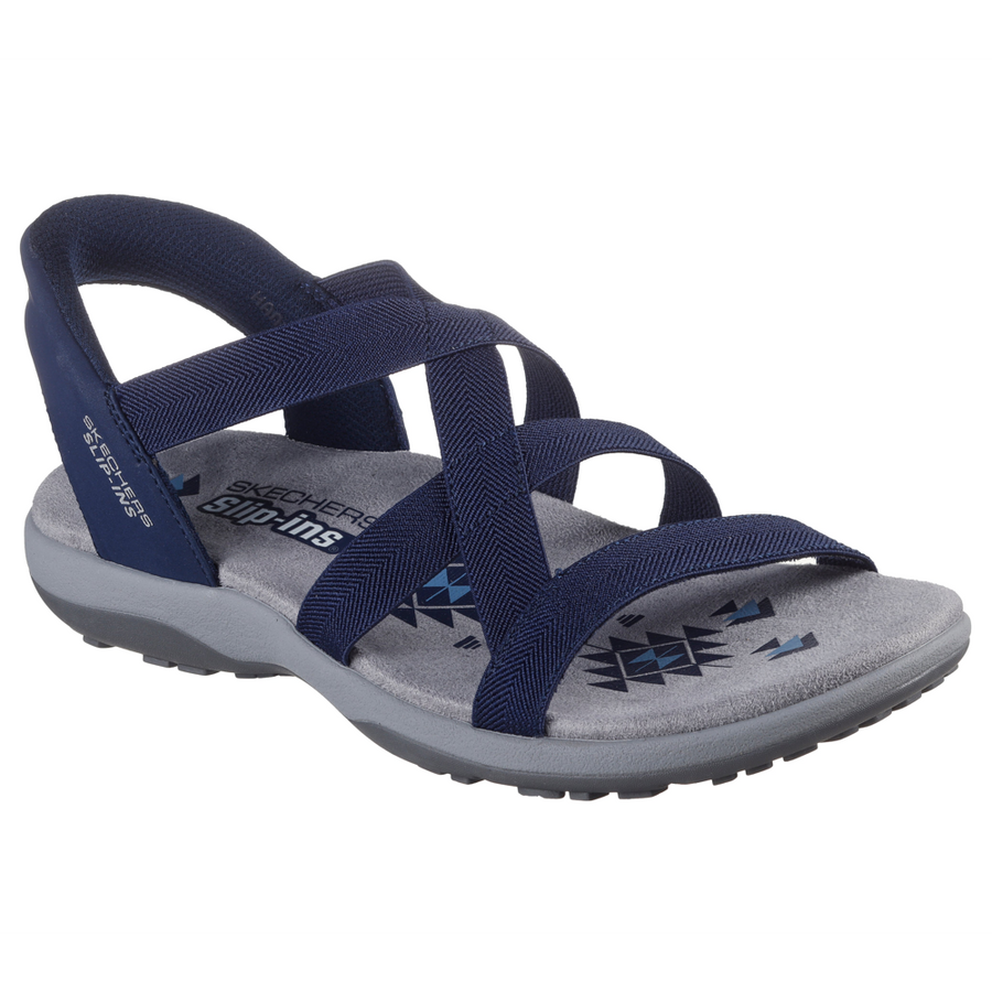 Skechers - Reggae Slim - Stretch Flex - Navy - Sandals