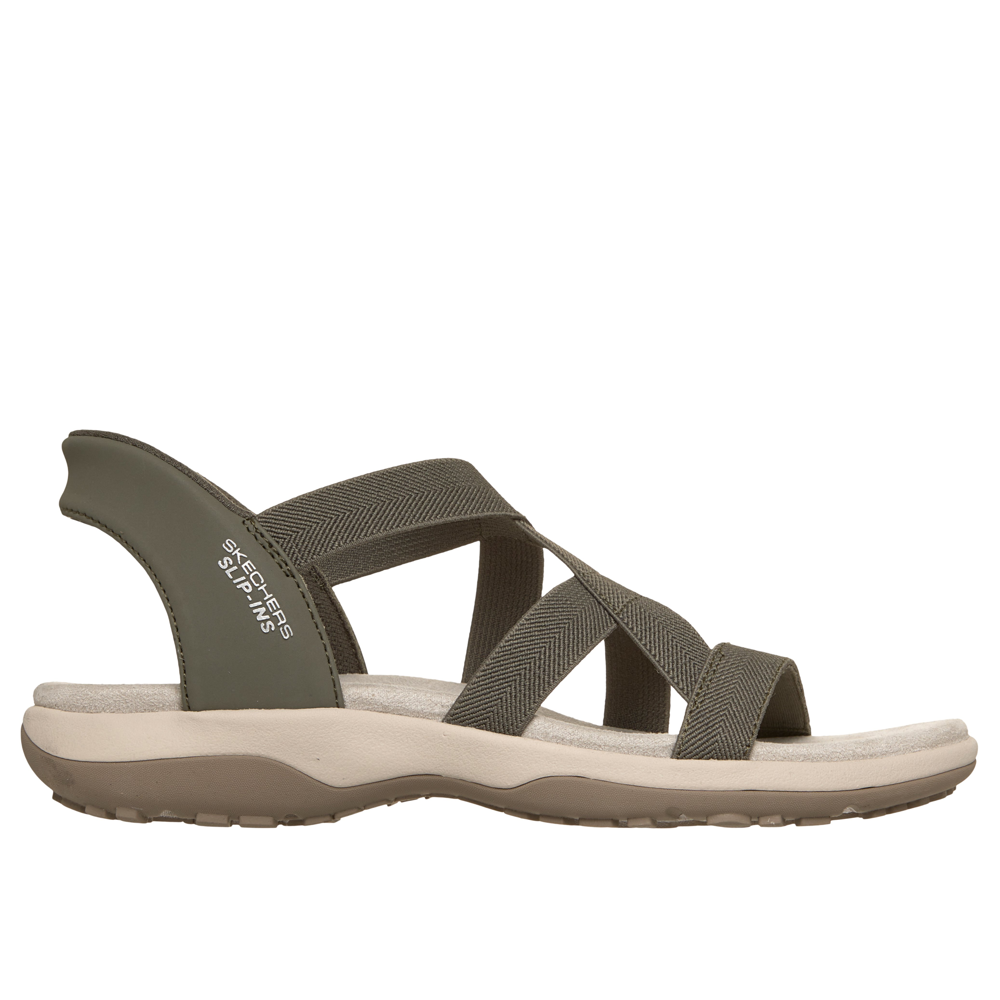 Skechers - Reggae Slim - Stretch Flex - Olive - Sandals