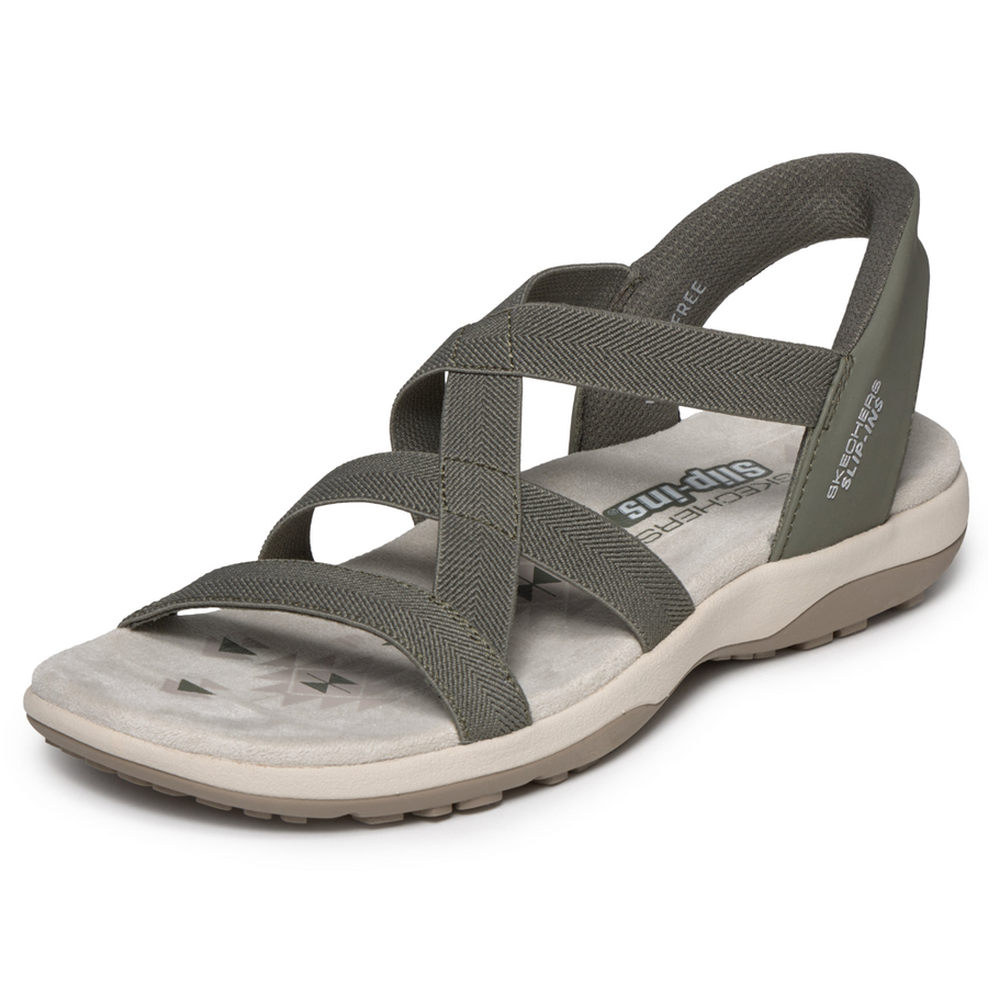 Skechers - Reggae Slim - Stretch Flex - Olive - Sandals