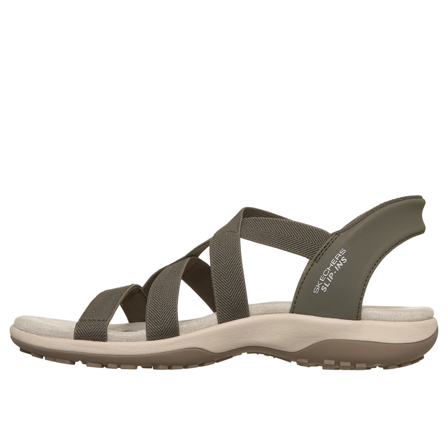 Skechers - Reggae Slim - Stretch Flex - Olive - Sandals