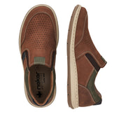 Rieker - 17371-25 - Brown/Olive/Pazifik/Fuchs - Shoes