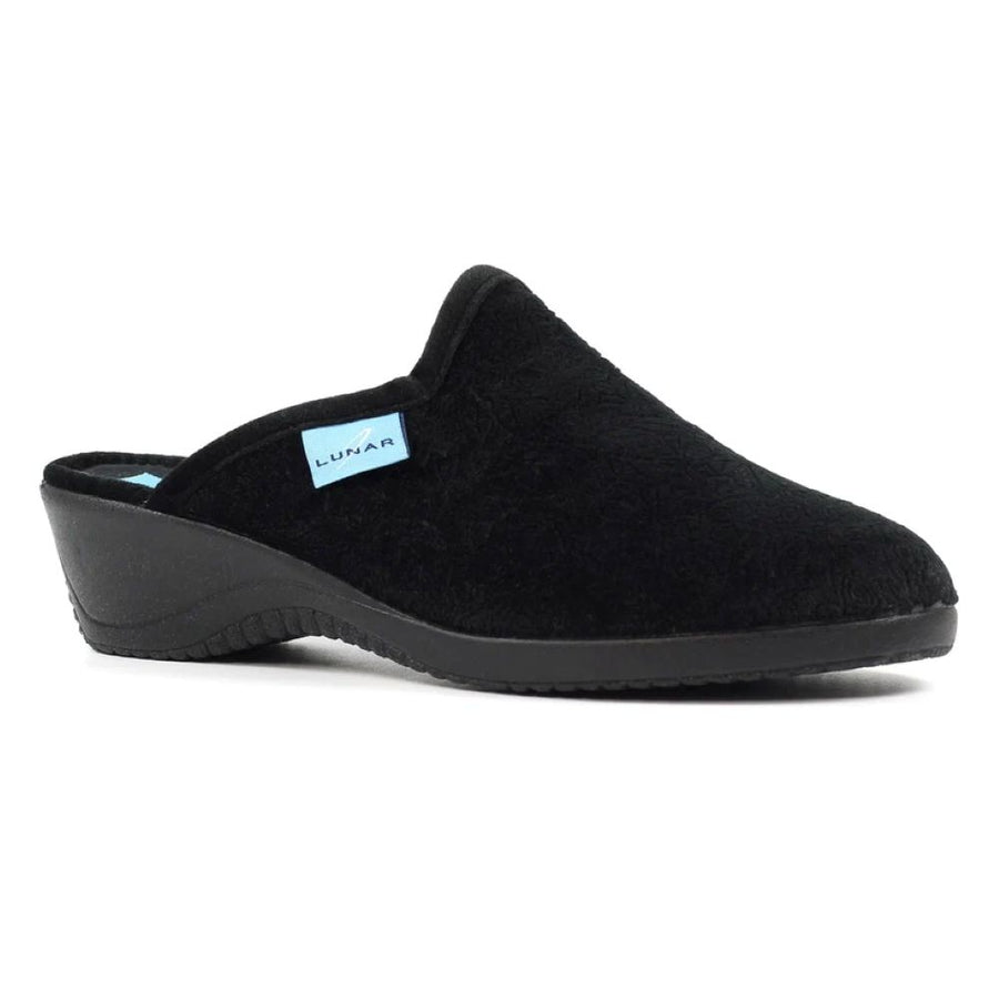 Lunar Audrey Black Slippers