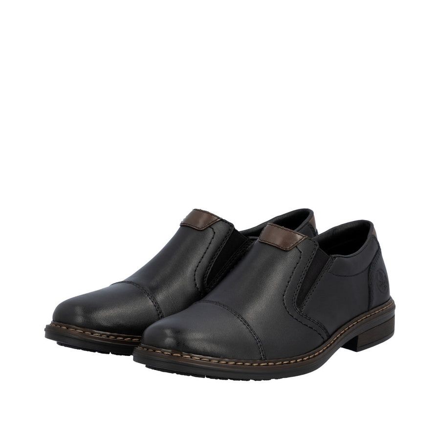Rieker Dustin 17659-00 Schwarz/Kastanie Shoes