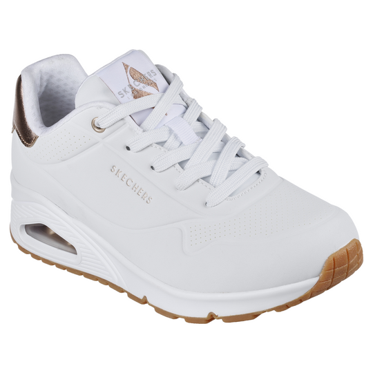 Skechers air 2025 infinity rose gold