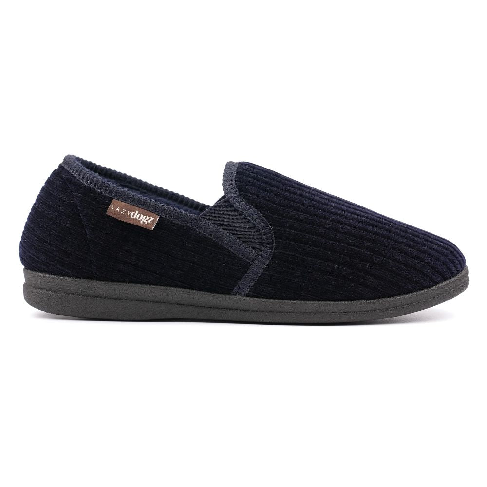 Lazy Dogz Ryan Navy Slippers