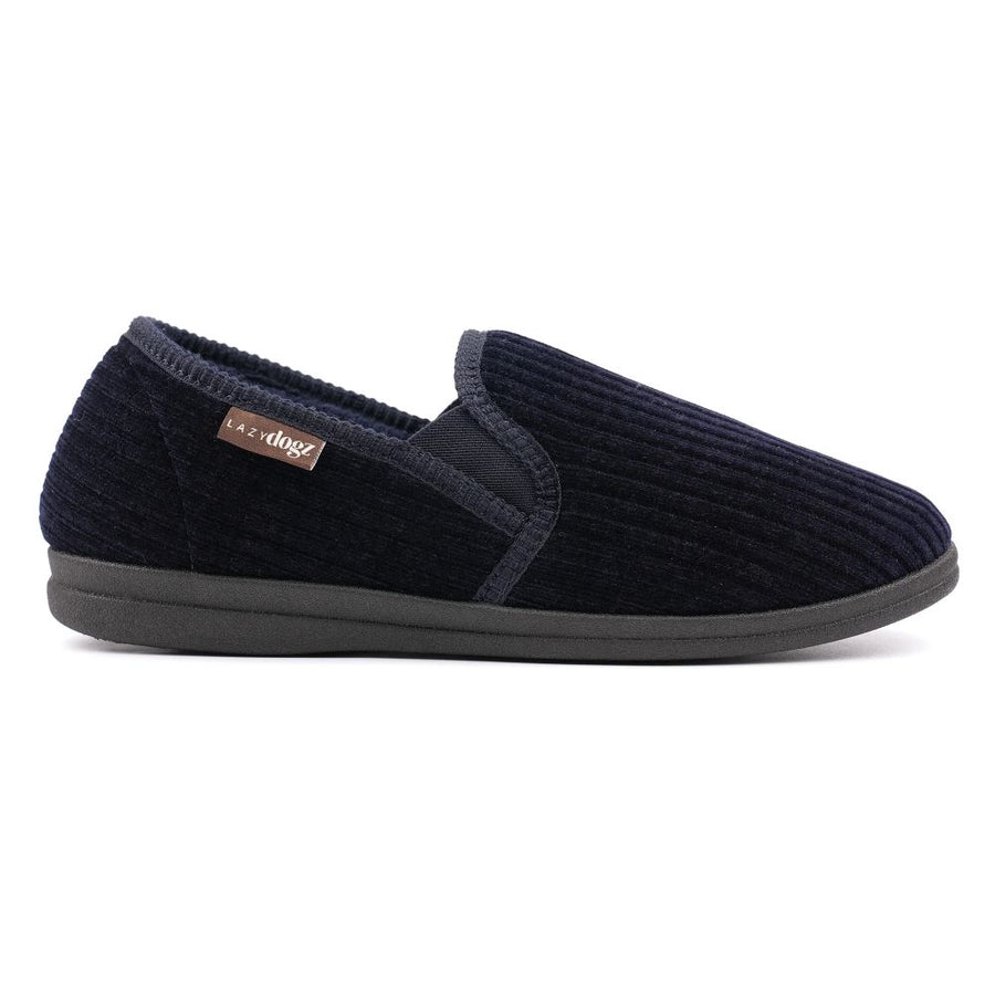 Lazy Dogz Ryan Navy Slippers