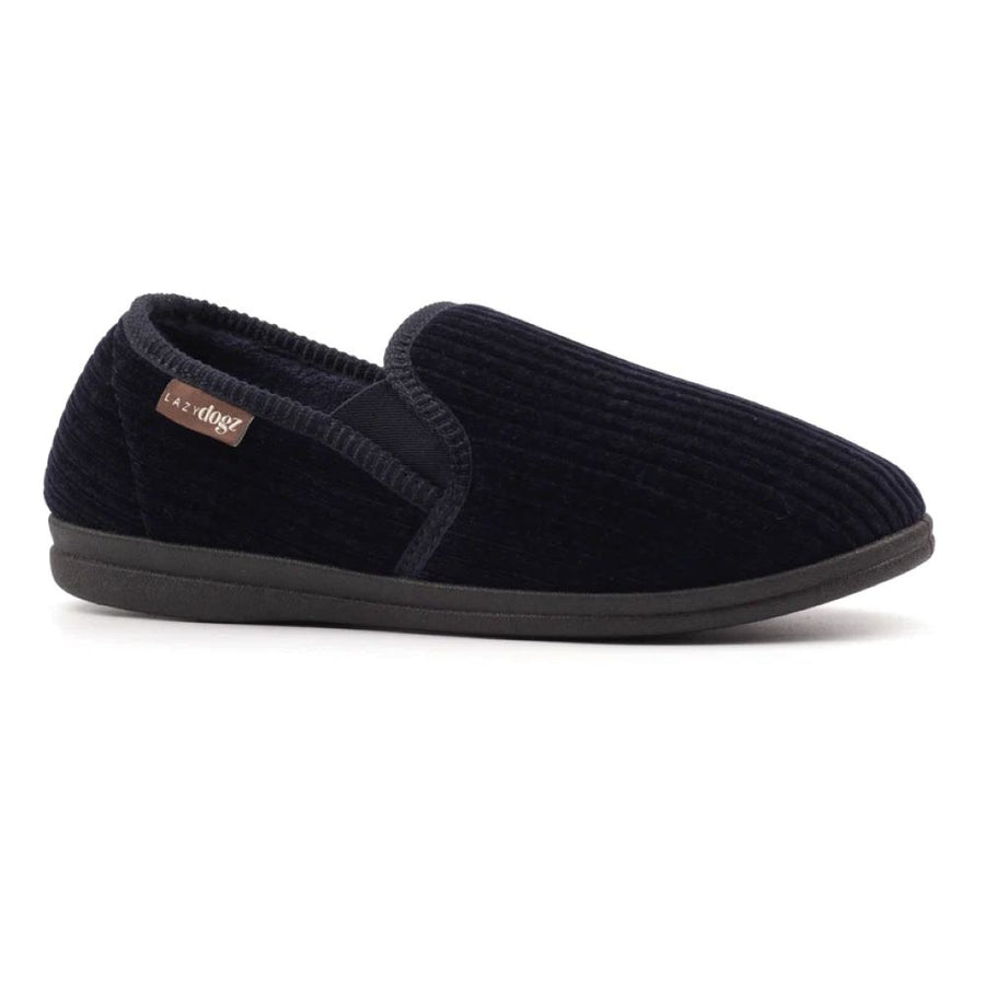 Lazy Dogz Ryan Navy Slippers