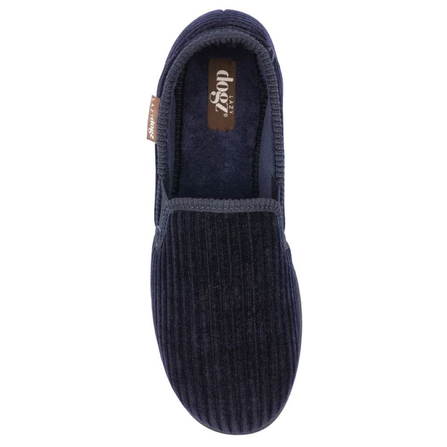Lazy Dogz Ryan Navy Slippers