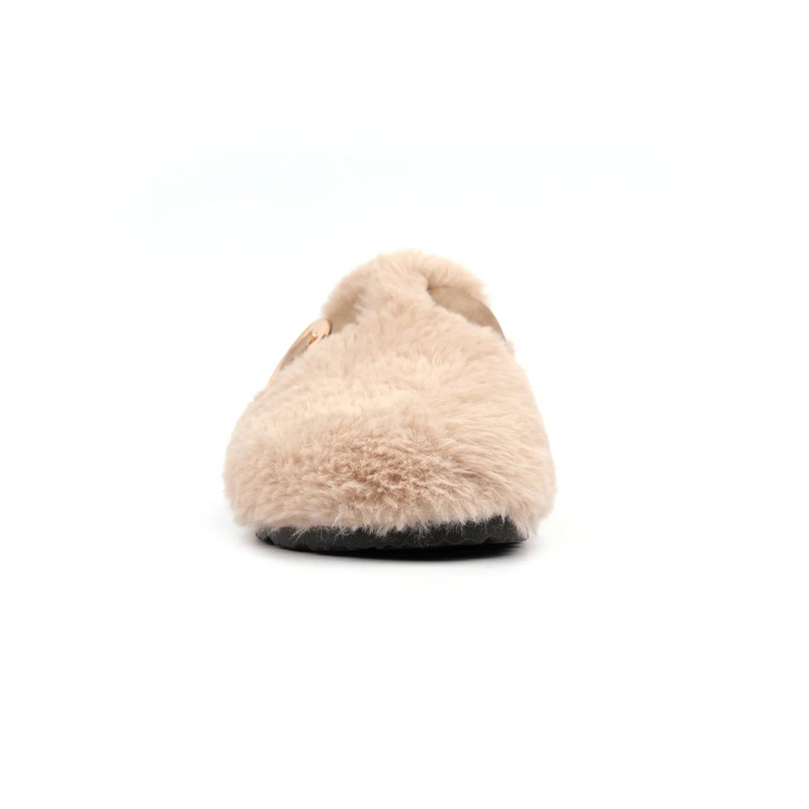 Lunar Rhianna Beige Mule Slippers
