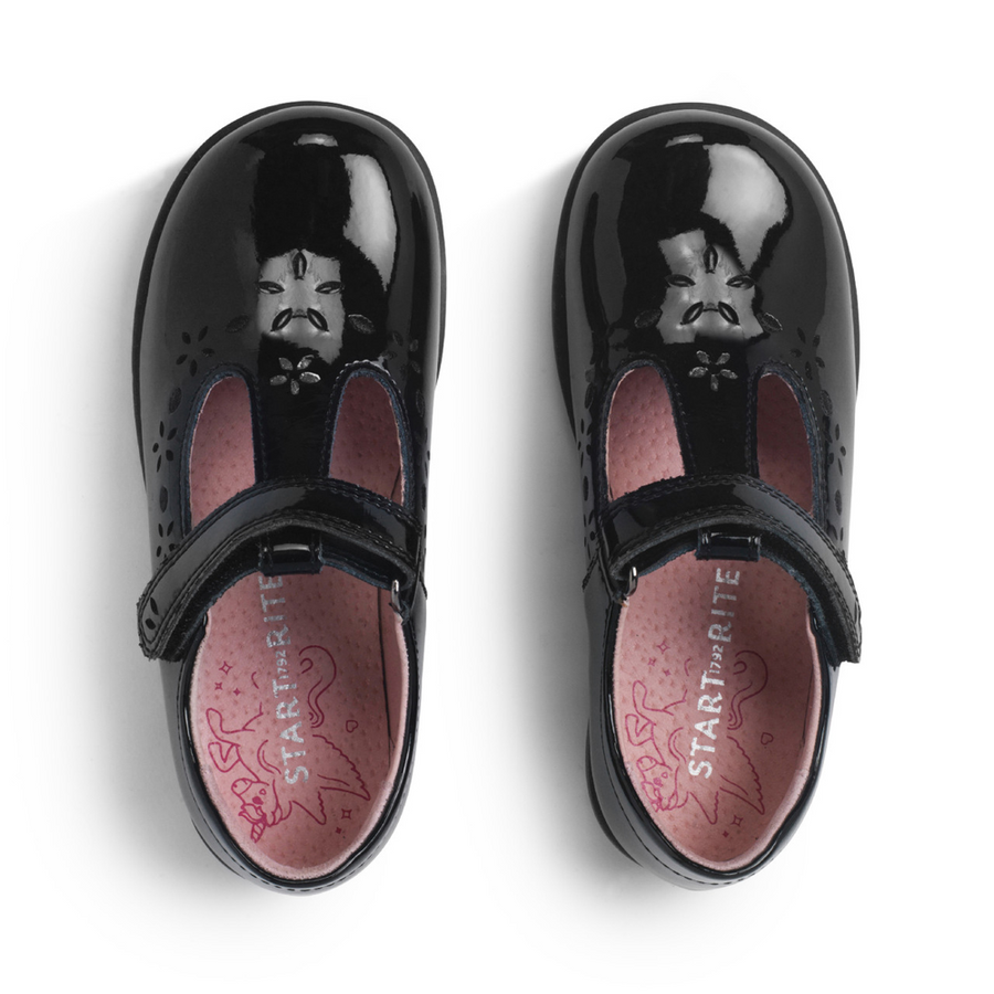 Start Rite - Charlotte - Black Patent - School Shoes