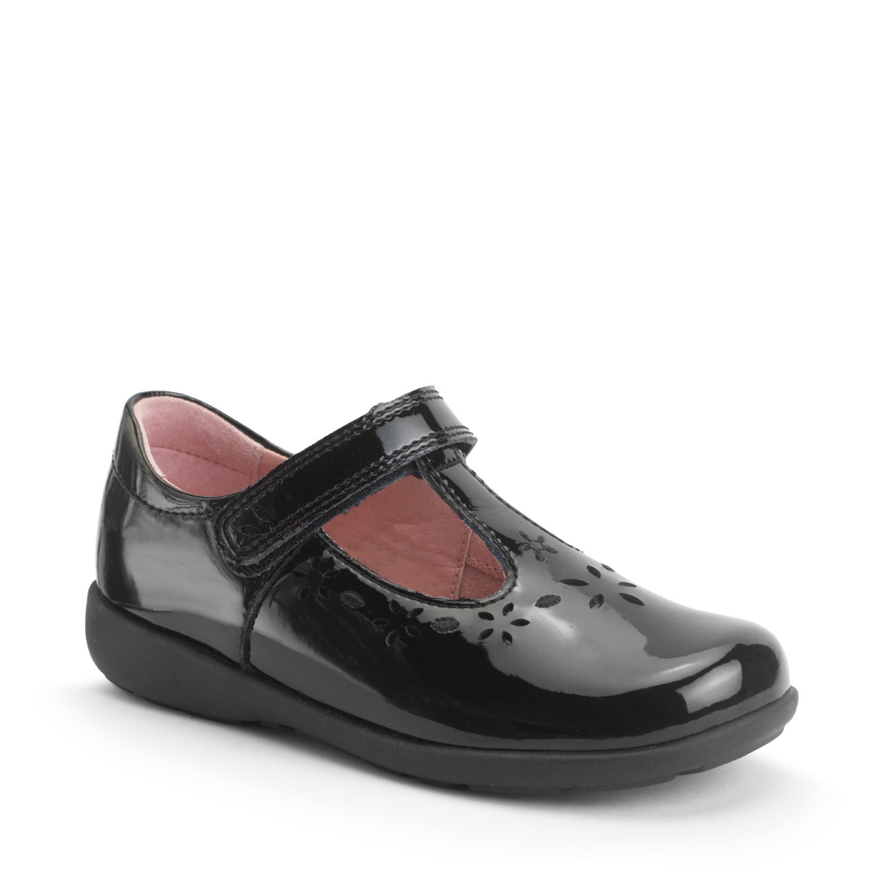 Start Rite - Charlotte - Black Patent - School Shoes