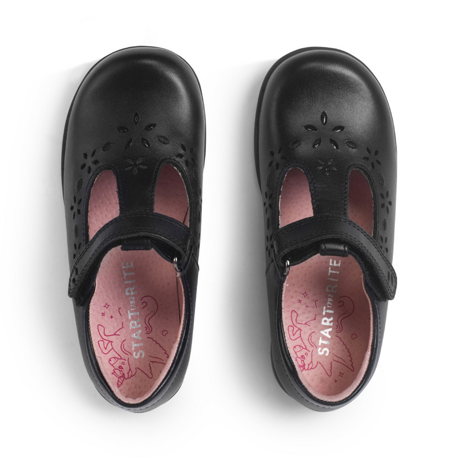Start Rite - Charlotte - Black Leather - School Shoes