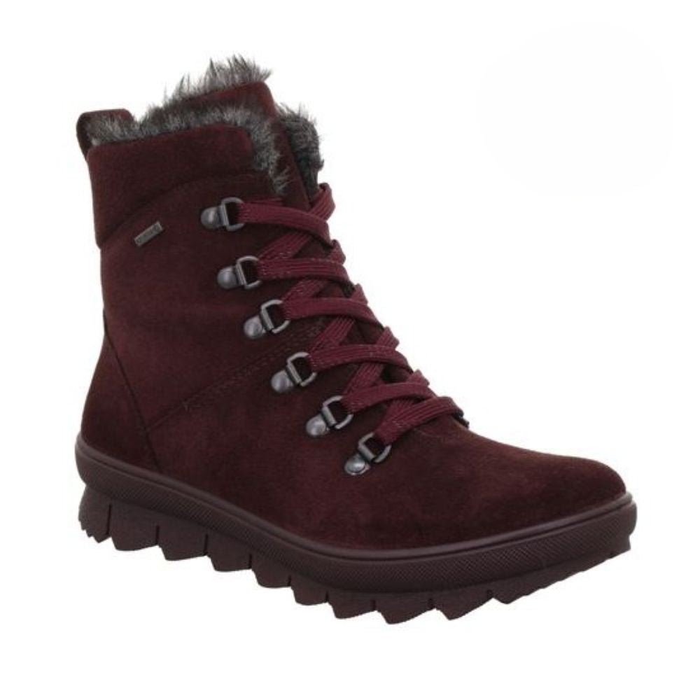 Legero - Novara (Lace) - Dark Cherry (Rot) - Boots