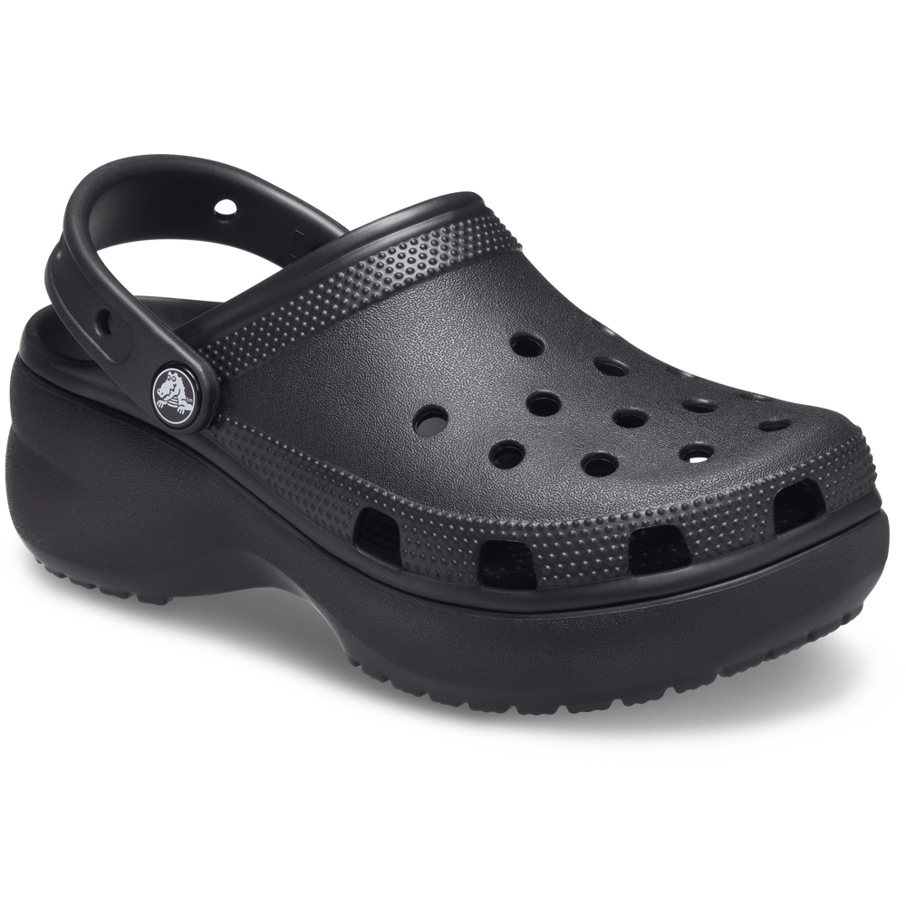 Crocs - Classic Platform Clog - 206750-001 - Black - Sandals