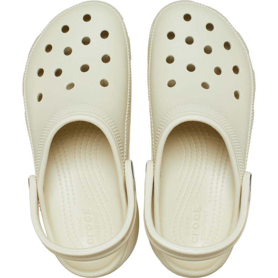 Crocs - Classic Platform Clog - 206750-2Y2 - Bone - Sandals