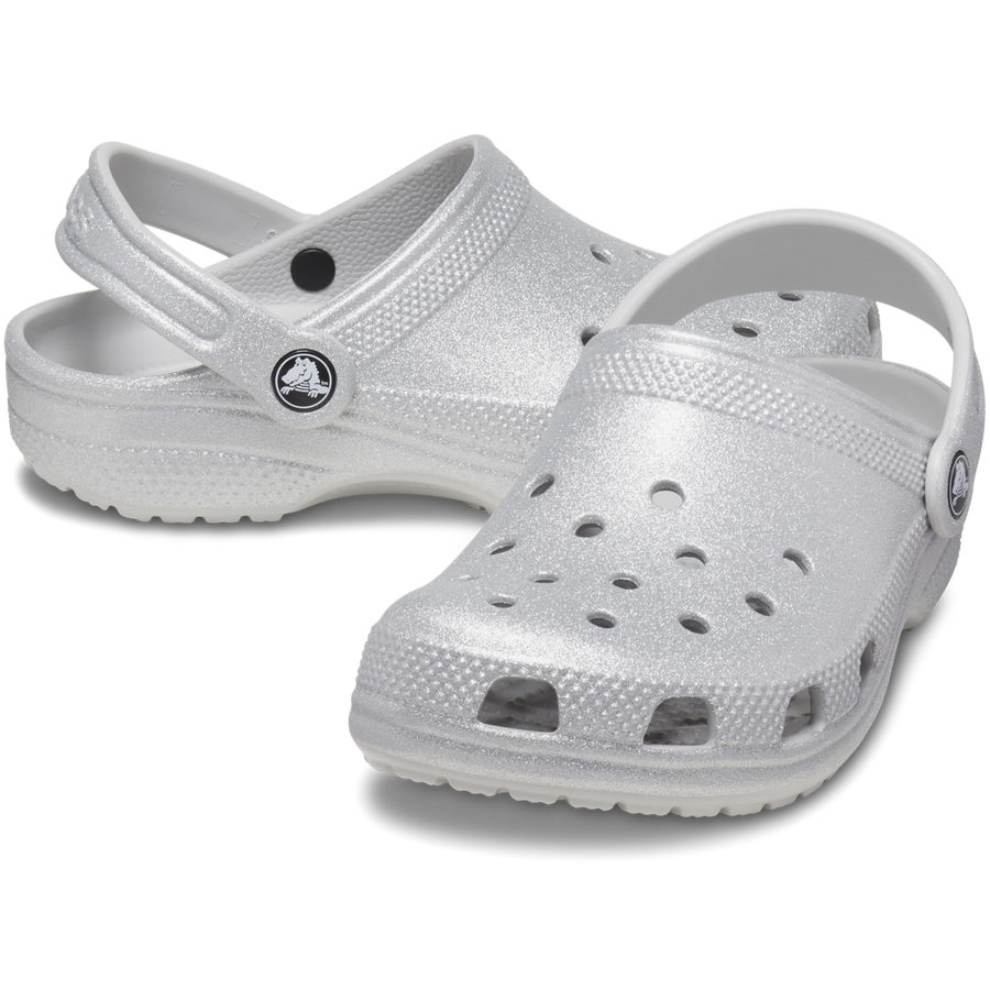 Crocs - Classic Clog T - 206992-0IC - Silver (Glitter) - Sandals