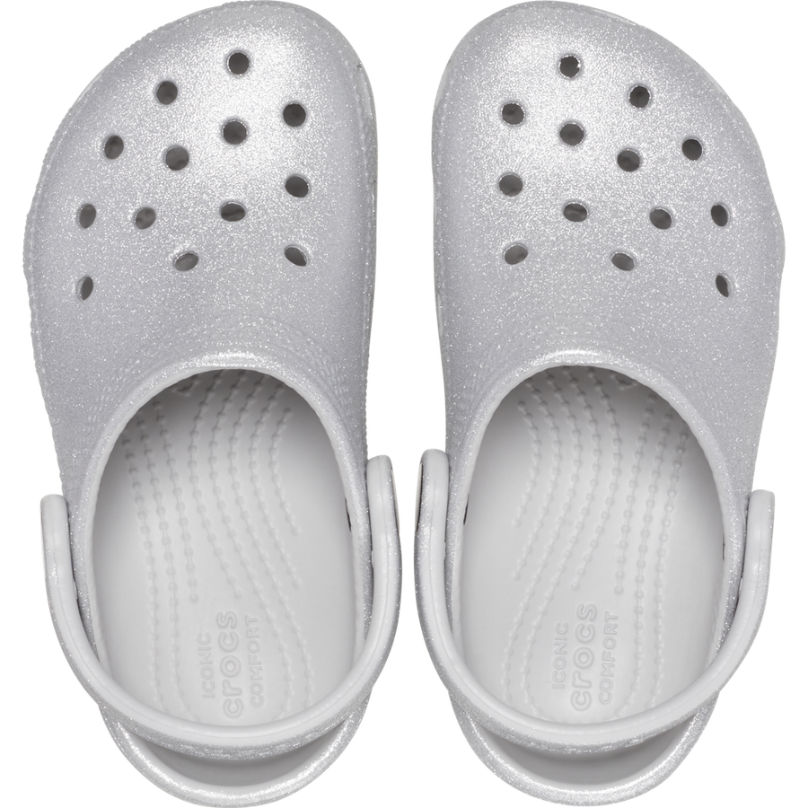 Crocs - Classic Clog T - 206992-0IC - Silver (Glitter) - Sandals