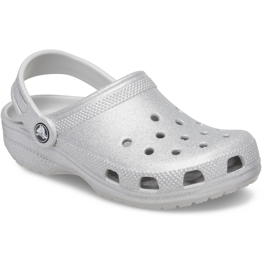 Crocs - Classic Clog Tots - 206992-0IC - Silver (Glitter) - Sandals