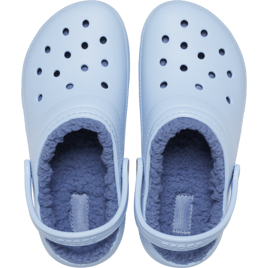 Crocs Classic Lined Toddler Blue Calcite Slippers Robert